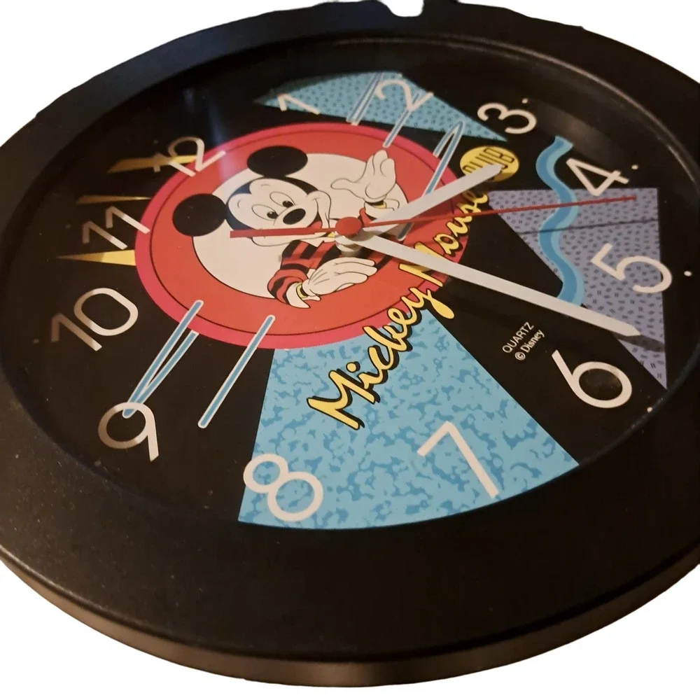 FABULOUS FIND!! Mickey Mouse Club 1990's 10 inch Wall Clock Works